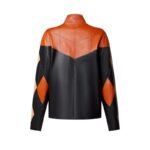 LOUIS VUITTON PATCHWORK LEATHER BIKER JACKET