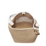 JWA CORNER BUCKET - LEATHER TOP HANDLE BAG