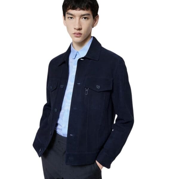 LOUIS VUITTON SUEDE DENIM JACKET