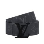 LOUIS VUITTON INITIALES 40MM MATTE BLACK BELT