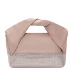 JWA SMALL TWISTER - LEATHER TOP HANDLE BAG WITH CRYSTALS