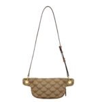MCM HIMMEL BELT BAG IN LAURETOS JACQUARD BEIGE