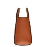 MCM Diamond Tote in Embossed Leather Cognac