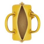 MCM Small Ella Boston Bag in Maxi Monogram Leather Yellow|Old Gold