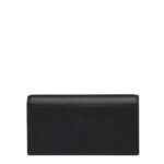 MCM LARGE DIAMOND CHAIN WALLET IN SPANISH CALF LEATHER BLACK