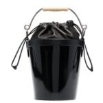 MAISON MARGIELA MEDIUM FIRE LEATHER BUCKET BAG