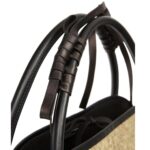 MAISON MARGIELA INTERWOVEN LEATHER-TRIM TOTE BAG