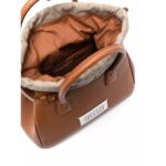 MAISON MARGIELA INTERWOVEN LEATHER-TRIM TOTE BAG