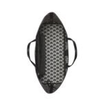 MCM LARGE REVERSIBLE LIZ SHOPPER IN VISETOS BLACK