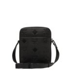 MCM MINI KLASSIK CROSSBODY IN MAXI MONOGRAM LEATHER BLACK