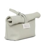 MAISON MARGIELA PAPER LEATHER CLUTCH BAG