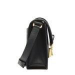 MCM SMALL TRACY SHOULDER BAG IN VISETOS BLACK