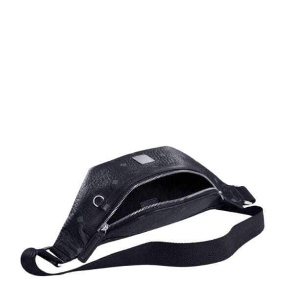 MCM SMALL FURSTEN BELT BAG IN VISETOS BLACK