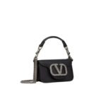VALENTINO GARAVANI LOCÒ MICRO BAG WITH CHAIN AND JEWEL LOGO