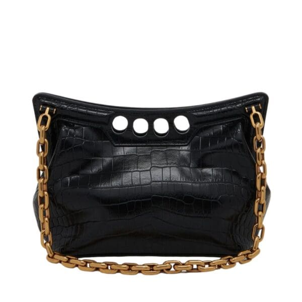 ALEXANDER MCQUEEN WOMEN'S THE PEAK BAG SMALL IN BLACK - Image 3
