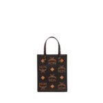 MCM MINI AREN TOTE IN MAXI VISETOS BLACK