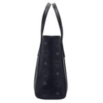 MCM MINI TONI TOP-ZIP SHOPPER IN VISETOS BLACK