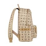 MCM MEDIUM STARK SIDE STUDS BACKPACK IN VISETOS BEIGE
