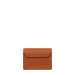 MCM HIMMEL CROSSBODY WALLET IN EMBOSSED LOGO LEATHER COGNAC