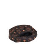 MCM MINI AREN QUILTED HOBO IN MAXI MONOGRAM NYLON BLACK