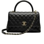 CHANEL LARGE FLAP BAG WITH TOP HANDLE