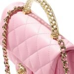 CHANEL MINI FLAP BAG WITH TOP HANDLE