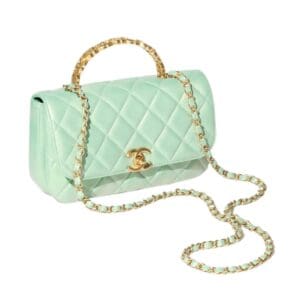 CHANEL MINI FLAP BAG WITH TOP HANDLE
