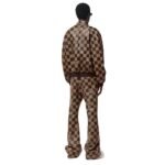 LOUIS VUITTON DAMIER LEATHER HARRINGTON JACKET