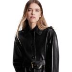 LOUIS VUITTON NAPPA LEATHER TRENCH COAT