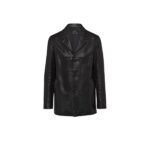 PARADA LEATHER PEA COAT