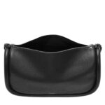 JWA BUMPER-36 - LEATHER SHOULDER BAG WITH ADDITIONAL WEBBING STRAP