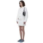 JWA BUMPER-15 - LEATHER SHOULDER BAG WITH CRYSTAL