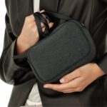 BRUNELLO CUCINELLI LIGNITE GREY PRECIOUS BAG