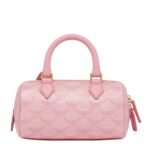 MCM MINI ELLA BOSTON BAG IN LAURETOS PINK