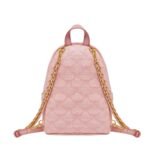 MCM MINI STARK BEBE BOO BACKPACK IN LAURETOS PINK