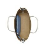 MCM SMALL LIZ SHOPPER IN GRADATION MONOGRAM LEATHER BLUE