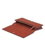 MCM LARGE DIAMOND CHAIN WALLET IN SPANISH CALF LEATHER BROWN