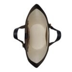 MCM LARGE HIMMEL TOTE IN CANVAS LEATHER MIX BLACK