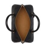 MCM MEDIUM ELLA BOSTON BAG IN MAXI MONOGRAM LEATHER BLACK