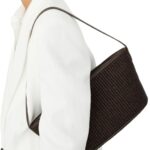 BRUNELLO CUCINELLI TECHNO COTTON RAFFIA BAG WITH SHINY ZIPPER PULL