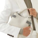 BRUNELLO CUCINELLI SUEDE BAG WITH PRECIOUS BANDS