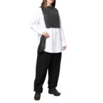 MAISON MARGIELA TABI LEATHER CROSSBODY BAG