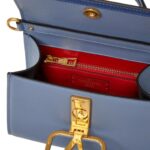 VALENTINO GARAVANI SMALL VSLING GRAINY CALFSKIN HANDBAG