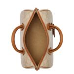 MCM MEDIUM ELLA BOSTON BAG IN LAURETOS BEIGE