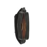 MCM MINI KLASSIK CROSSBODY IN MAXI MONOGRAM LEATHER BLACK