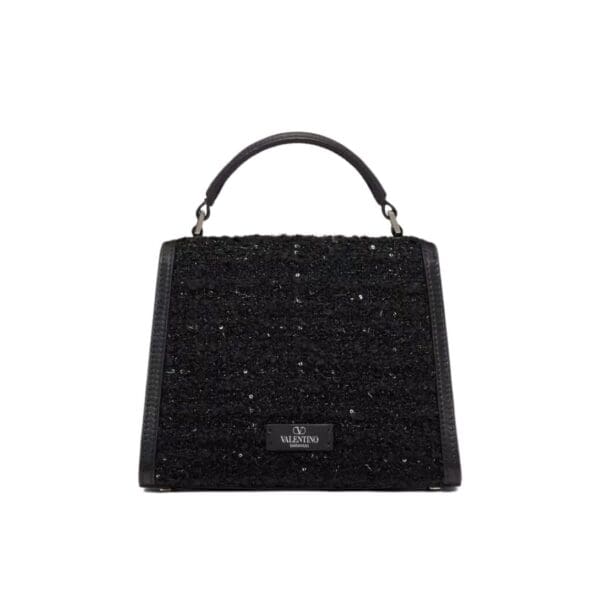 VALENTINO GARAVANI MINI VSLING TWEED HANDBAG