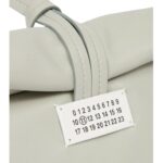 MAISON MARGIELA PAPER LEATHER CLUTCH BAG