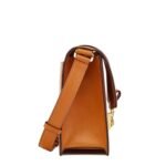 MCM MEDIUM TRACY SHOULDER BAG IN VISETOS COGNAC