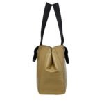 MCM X-LARGE REVERSIBLE DIAMOND TOTE IN CANVAS LEATHER MIX BEIGE