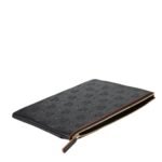 MCM MEDIUM AREN CROSSBODY POUCH IN MONOGRAM LEATHER BLACK